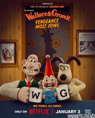 Cartel de la pelicula Wallace y Gromit: La venganza se sirve con plumas