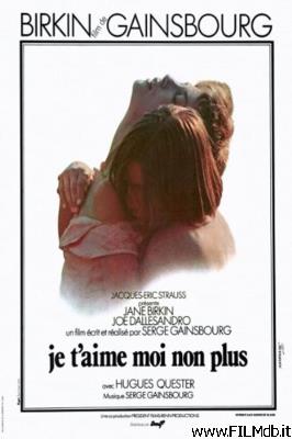 Affiche de film Je t'aime moi non plus