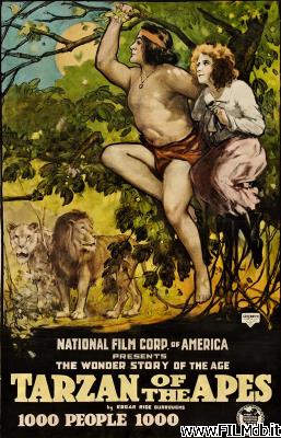 Affiche de film Tarzan chez les singes