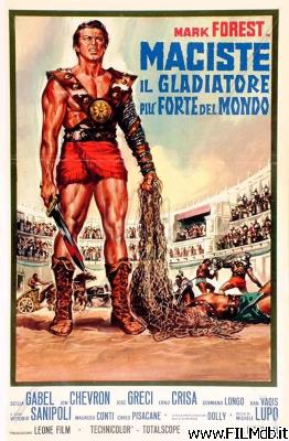 Locandina del film Maciste, il gladiatore più forte del mondo