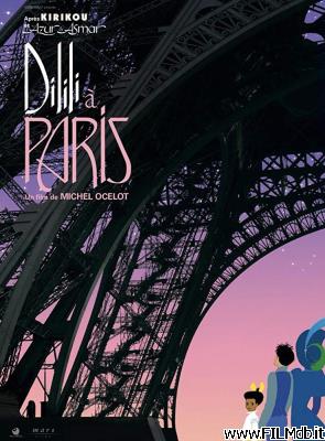 Cartel de la pelicula Dilili à Paris