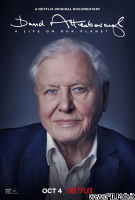 poster Cartel de la pelicula David Attenborough: A Life on Our Planet