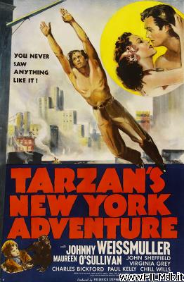 Affiche de film Les Aventures de Tarzan à New-York