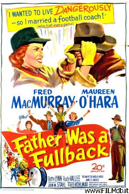 Affiche de film Father Was a Fullback