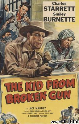 Poster of movie the kid from broken gun