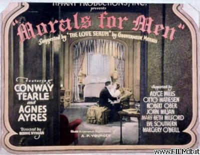 poster Locandina del film Morals for Men