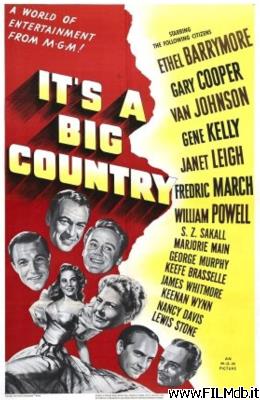 Affiche de film It's a Big Country