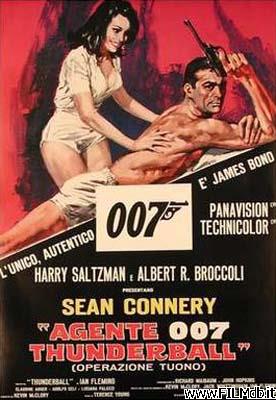 poster Locandina del film thunderball, operazione tuono