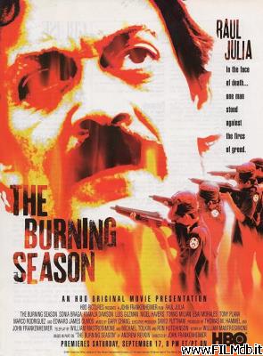 Poster of movie The Burning Season: The Chico Mendes Story [filmTV]