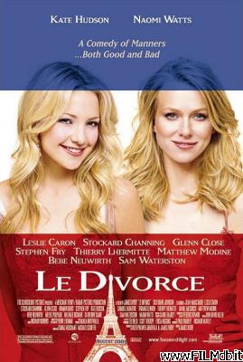 Affiche de film le divorce