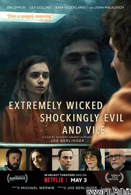 Affiche de film extremely wicked, shockingly evil and vile