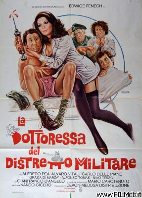 Affiche de film la dottoressa del distretto militare