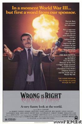 Poster of movie wrong is right