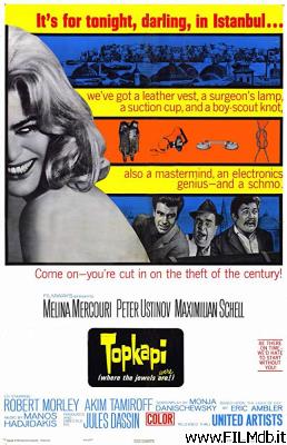 Poster of movie topkapi