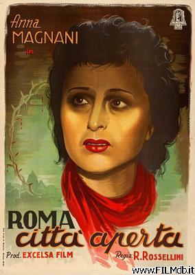 Affiche de film Roma città aperta