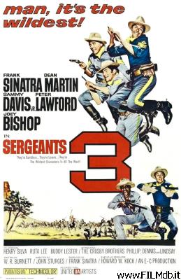 Affiche de film Les Trois Sergents