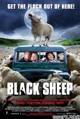 Cartel de la pelicula black sheep - pecore assassine