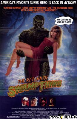 Poster of movie the return of swamp thing