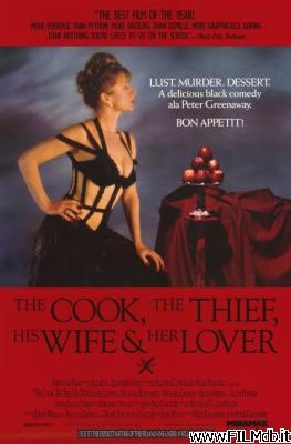 Poster of movie the cook thief, his wife and her lover