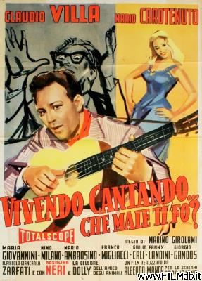 Cartel de la pelicula Vivendo cantando... che male ti fò?