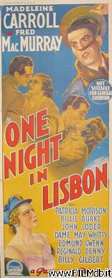 Poster of movie one night in lisbon