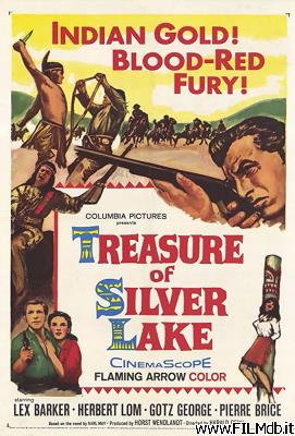 Affiche de film il tesoro del lago d'argento