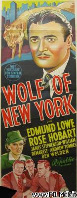Cartel de la pelicula wolf of new york
