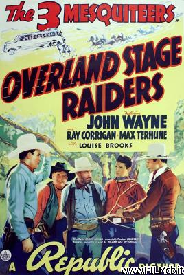 Affiche de film Cavalca e spara - Overland Stage Raiders