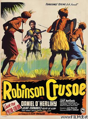 Cartel de la pelicula Las aventuras de Robinson Crusoe