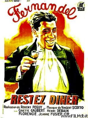 Poster of movie Restez diner [corto]