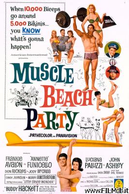 Locandina del film Muscle Beach Party