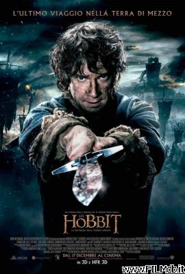 Affiche de film lo hobbit - la battaglia delle cinque armate