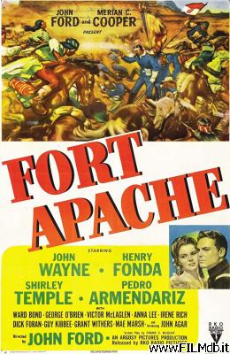 Locandina del film Il massacro di Fort Apache
