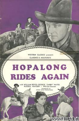 Affiche de film Hopalong Rides Again