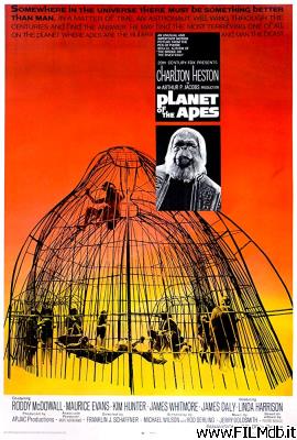 Locandina del film il pianeta delle scimmie