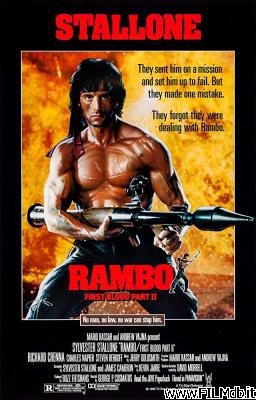 Locandina del film Rambo 2 - La vendetta