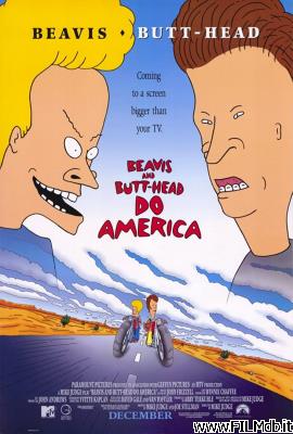 Affiche de film Beavis et Butt-Head se font l'Amérique