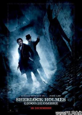 Affiche de film sherlock holmes - gioco di ombre