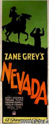 Affiche de film Nevada il tiratore