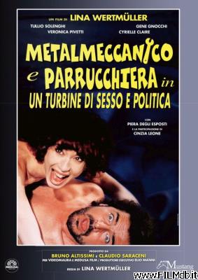 Cartel de la pelicula Metalmeccanico e parrucchiera in un turbine di sesso e politica
