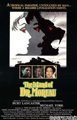 Cartel de la pelicula l'isola del dottor moreau