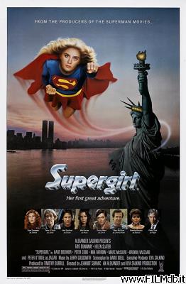 Affiche de film supergirl - la ragazza d'acciaio