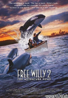 Affiche de film Sauvez Willy 2