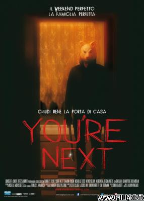Poster of movie you're next