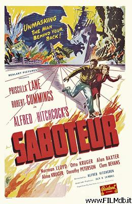 Affiche de film saboteur