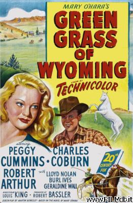 Cartel de la pelicula Los verdes pastos de Wyoming