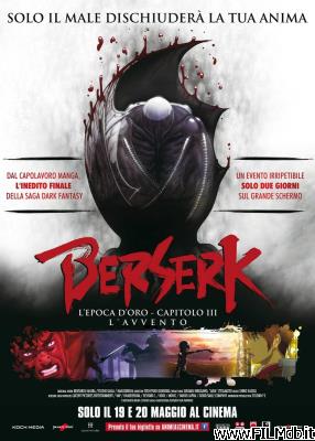 Cartel de la pelicula berserk - l'epoca d'oro - capitolo 3: l'avvento