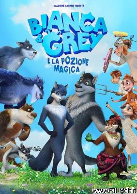 Locandina del film bianca e grey e la pozione magica