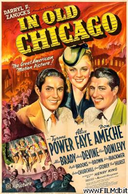Locandina del film L'incendio di Chicago