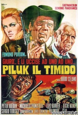 poster Locandina del film Giurò... e li uccise ad uno ad uno... Piluk il timido